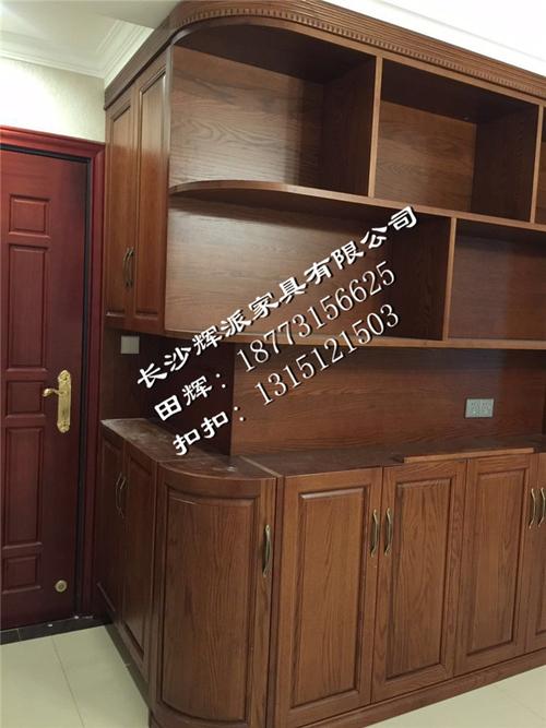 长沙实木家具厂家具定制工艺好,工厂实木衣帽间,间厅柜定制行业领先